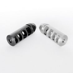 AR15 / .223 4 Hole Compensator / Muzzle Brake with Groove
